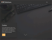 Tablet Screenshot of icsolutions.be